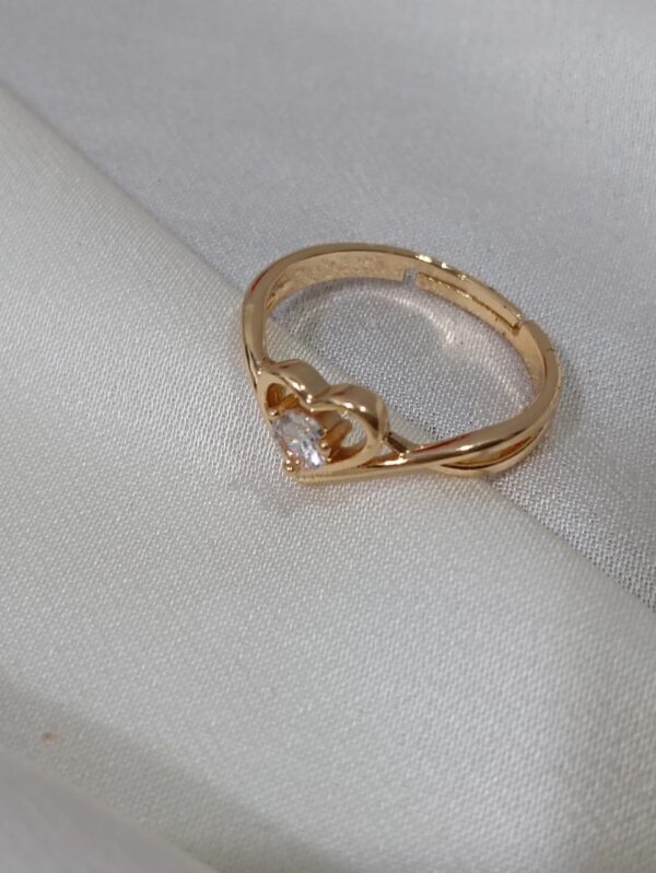 Heart-Shaped Diamond Ring