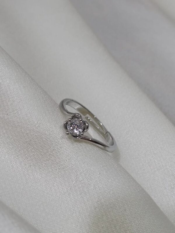 Elegant Blossom Engagement Ring