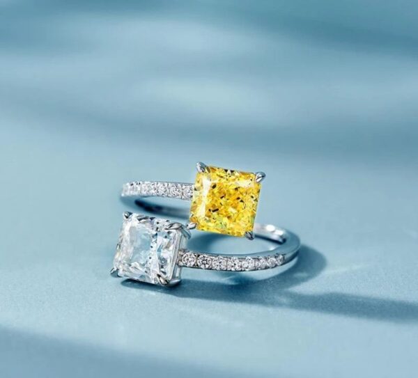 Double Square Adjustable Ring - Image 3