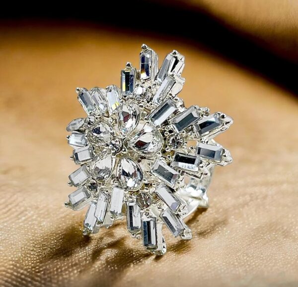 Tear Flower Ring Adjustable