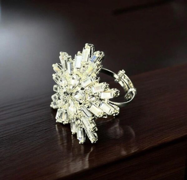 Tear Flower Ring Adjustable - Image 2