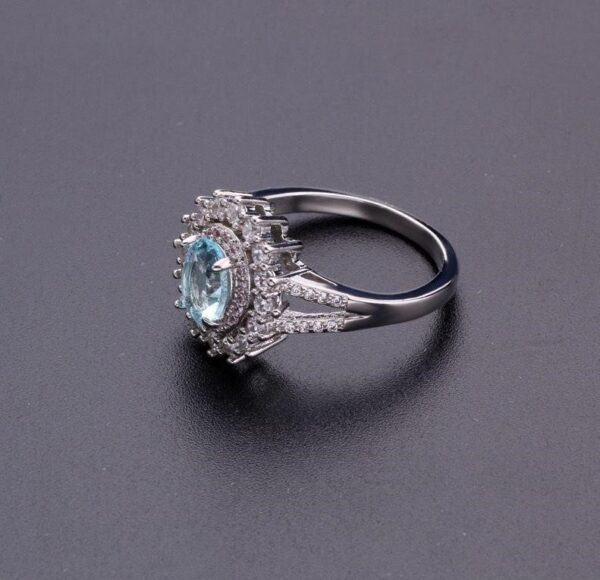 Imp Oval Flower Ring Adjustable - Image 2