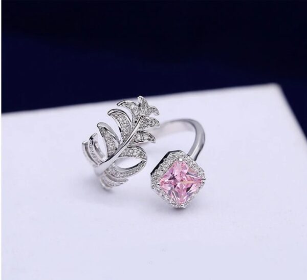 Leaf & Cushion Ring Adjustable