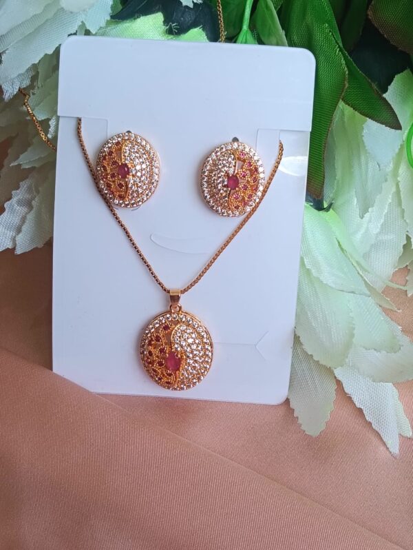 Rose Gold Jewelry Set - Image 3