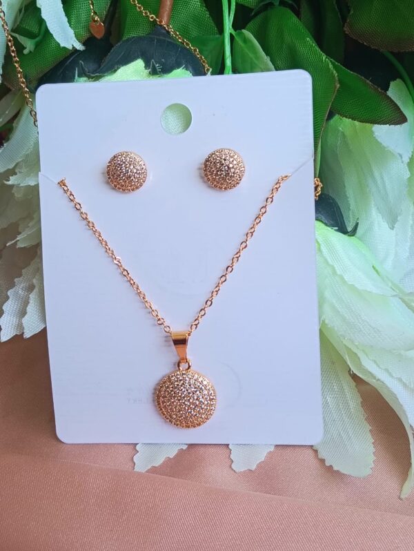 Rose Gold Jewelry Set