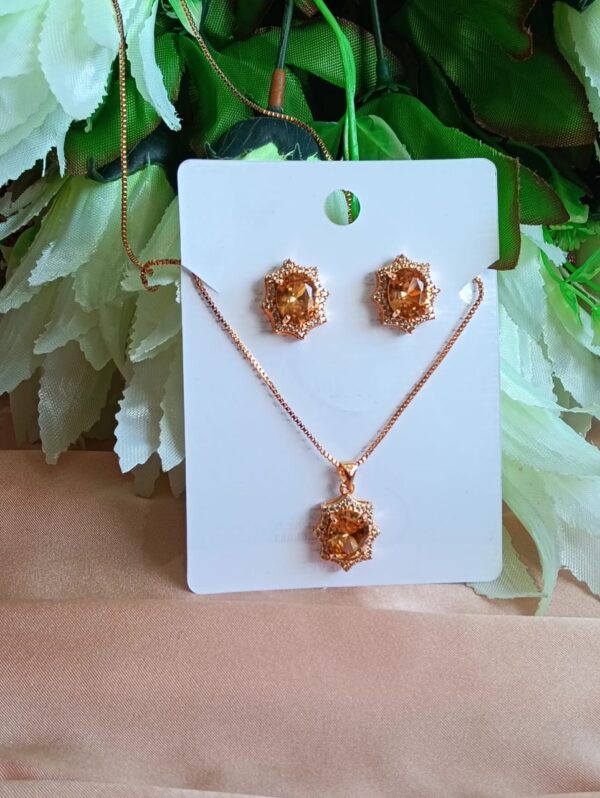 Rose Gold Jewelry Set - Image 2