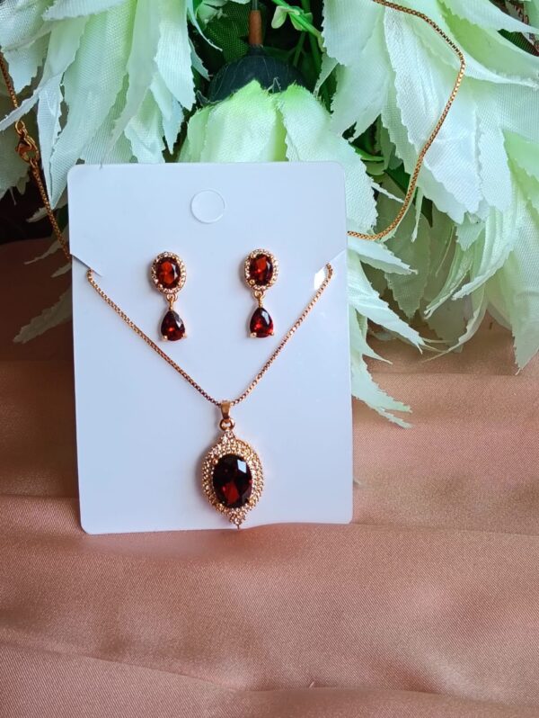 Garnet Jewelry Set - Image 3