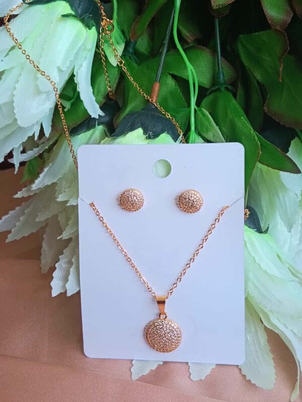 Rose Gold Jewelry Set - Image 2
