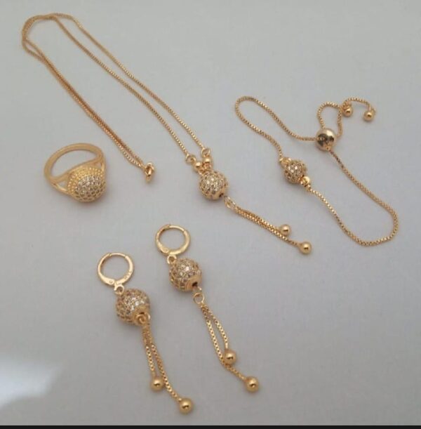Gold Plated Jewelry Set