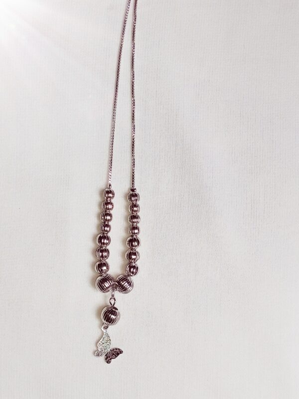 Butterfly Charm Pendant Necklace