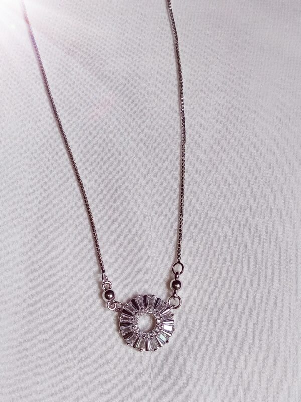 Radiant Circle Necklace - Image 4