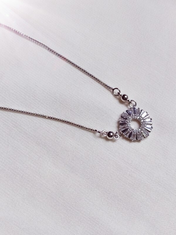 Radiant Circle Necklace - Image 3