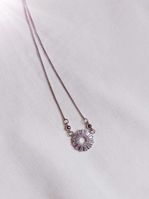 Radiant Circle Necklace - Image 2